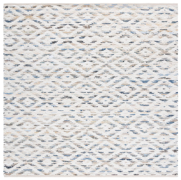 Safavieh Natura Hand Woven Runner Rug - Modern Style With Contemporary Design For Elegant Home Décor Blue ,Ivory 60% Denim,25% Salvage,15% Cotton Nat786m-6sq