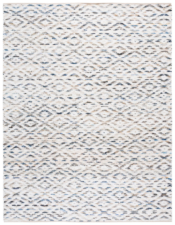 Safavieh Natura Hand Woven Runner Rug - Modern Style With Contemporary Design For Elegant Home Décor Blue ,Ivory 60% Denim,25% Salvage,15% Cotton Nat786m-8