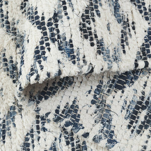 Safavieh Natura Hand Woven Runner Rug - Modern Style With Contemporary Design For Elegant Home Décor Navy ,Ivory 60% Denim,25% Salvage,15% Cotton Nat786n-5