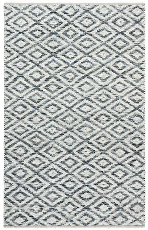 Safavieh Natura Hand Woven Runner Rug - Modern Style With Contemporary Design For Elegant Home Décor Navy ,Ivory 60% Denim,25% Salvage,15% Cotton Nat786n-5