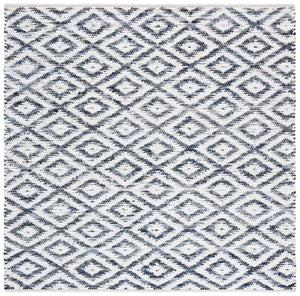 Safavieh Natura Hand Woven Runner Rug - Modern Style With Contemporary Design For Elegant Home Décor Navy ,Ivory 60% Denim,25% Salvage,15% Cotton Nat786n-6sq