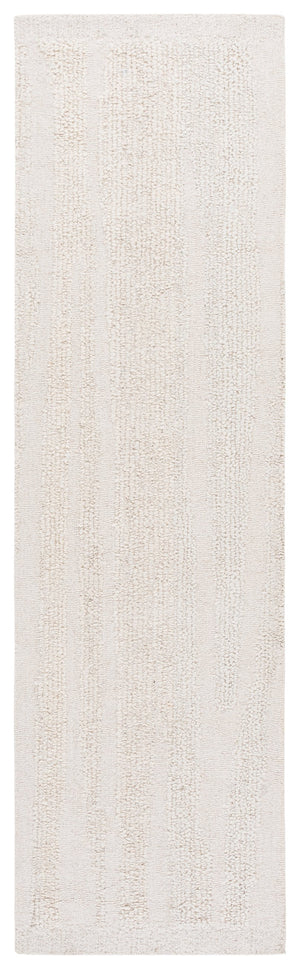 Safavieh Natura Hand-tufted Runner Rug - Luxurious Wool, Modern Design, Artisan Craftsmanship For Elegant Spaces Ivory ,Beige Wool Pile Nat803a-28