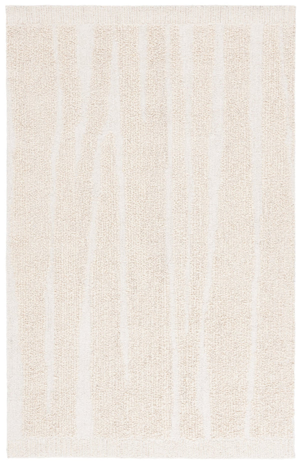 Safavieh Natura Hand-tufted Runner Rug - Luxurious Wool, Modern Design, Artisan Craftsmanship For Elegant Spaces Ivory ,Beige Wool Pile Nat803a-5