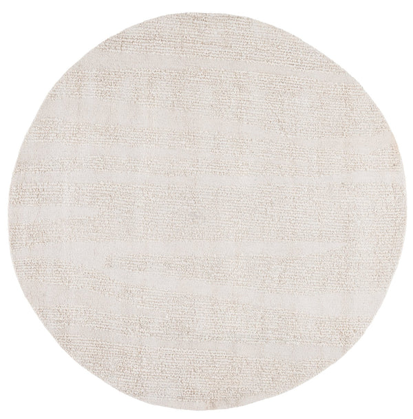 Safavieh Natura Hand-tufted Runner Rug - Luxurious Wool, Modern Design, Artisan Craftsmanship For Elegant Spaces Ivory ,Beige Wool Pile Nat803a-6r