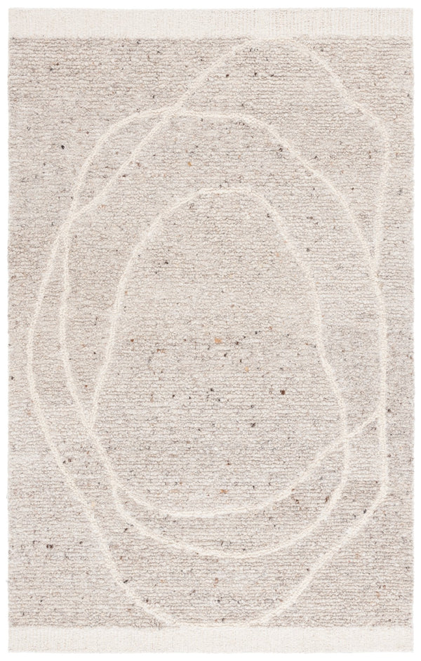 Safavieh Natura Hand-tufted Wool Area Rug - Elegant Abstract Design For Timeless Home Decor & Comfort Ivory ,Beige Wool Pile Nat804a-4