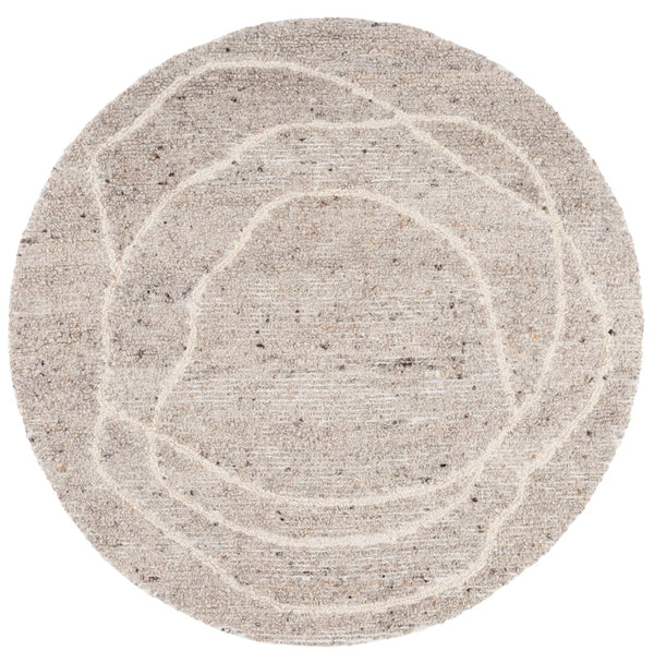 Safavieh Natura Hand-tufted Wool Area Rug - Elegant Abstract Design For Timeless Home Decor & Comfort Ivory ,Beige Wool Pile Nat804a-4