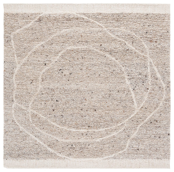 Safavieh Natura Hand-tufted Wool Area Rug - Elegant Abstract Design For Timeless Home Decor & Comfort Ivory ,Beige Wool Pile Nat804a-4