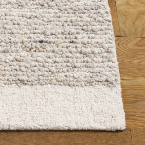 Safavieh Natura Hand Tufted Wool Area Rug Abstract Pebble Pattern Ivory Beige Living Room NAT804A-6