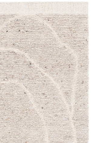 Safavieh Natura Hand Tufted Wool Area Rug Abstract Pebble Pattern Ivory Beige Living Room NAT804A-6