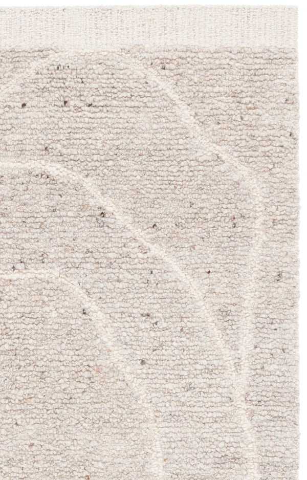 Safavieh Natura Hand Tufted Wool Area Rug Abstract Pebble Pattern Ivory Beige Living Room NAT804A-6