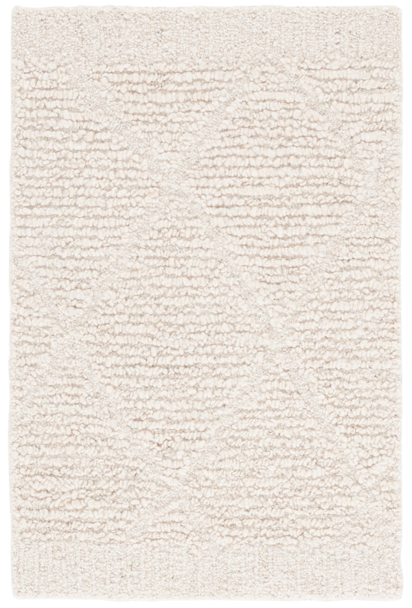 Safavieh Natura Hand-Tufted Ivory Runner Rug — Soft Wool Pile, Minimal Contemporary Design For Hallways 2'-3" x 8'-0" NAT805A-28