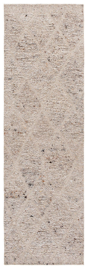 Safavieh Natura Hand Tufted Wool Area Rug 8' X 10' - Elegant Beige Geometric Design For Modern Interiors Beige Wool Pile Nat805b-8