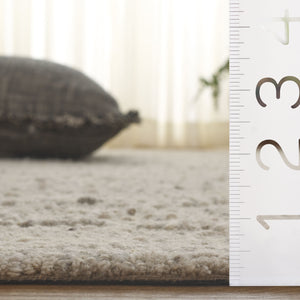 Safavieh Natura Hand-tufted Wool Runner Rug - Elegant Geometric Design For Modern Home Décor & Comfort Beige Wool Pile Nat805b-5