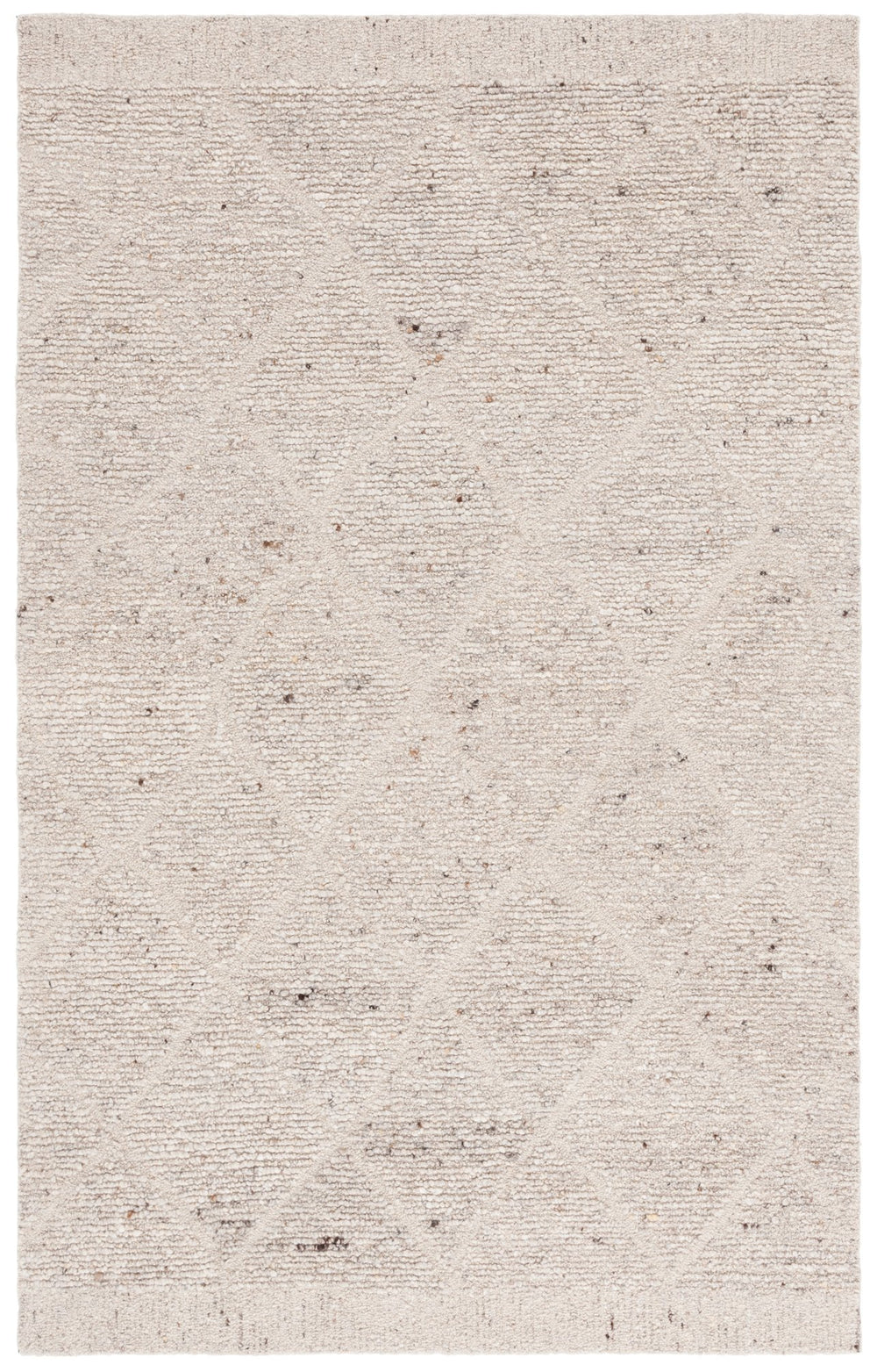 Safavieh Natura Hand Tufted Wool Area Rug 8' X 10' - Elegant Beige Geometric Design For Modern Interiors Beige Wool Pile Nat805b-8