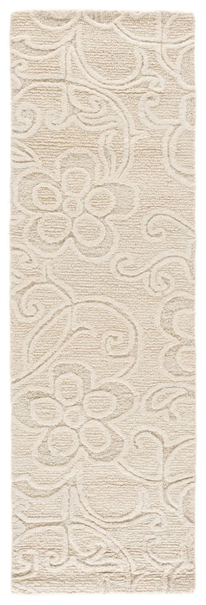 Safavieh Natura Hand Tufted Wool Cotton Runner Rug Soft Ivory Hallway Entryway Low Pile NAT806A-28
