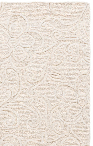 Safavieh Natura Hand Tufted Wool Ivory Area Rug Soft Low Pile Neutral Foundation for Any Room NAT806A-5