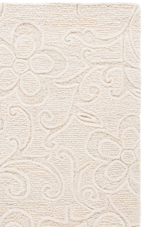 Safavieh Natura Hand Tufted Wool Ivory Area Rug Soft Low Pile Neutral Foundation for Any Room NAT806A-5
