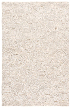 Safavieh Natura Hand Tufted Wool Cotton Ivory Area Rug Artisan Crafted for Living Rooms NAT806A-6