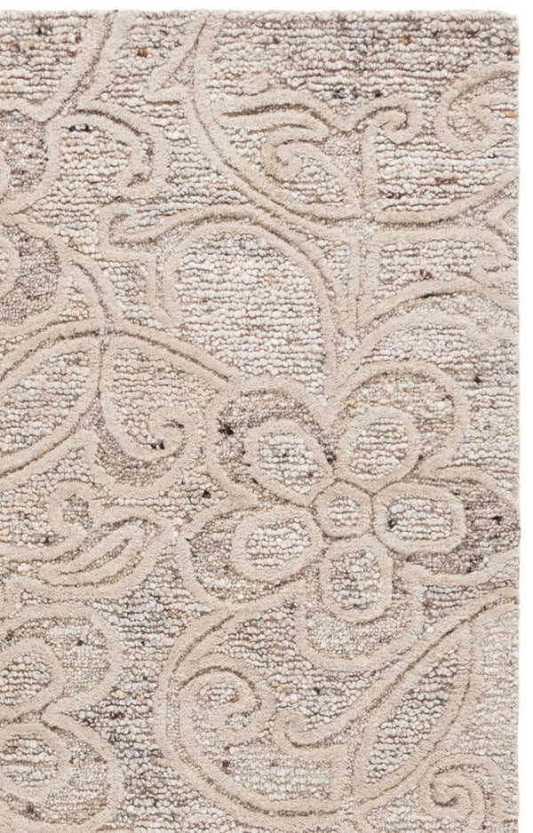 Safavieh Natura Hand Tufted Wool Cotton Area Rug Neutral Beige Plush Pile Living Room NAT806B-5