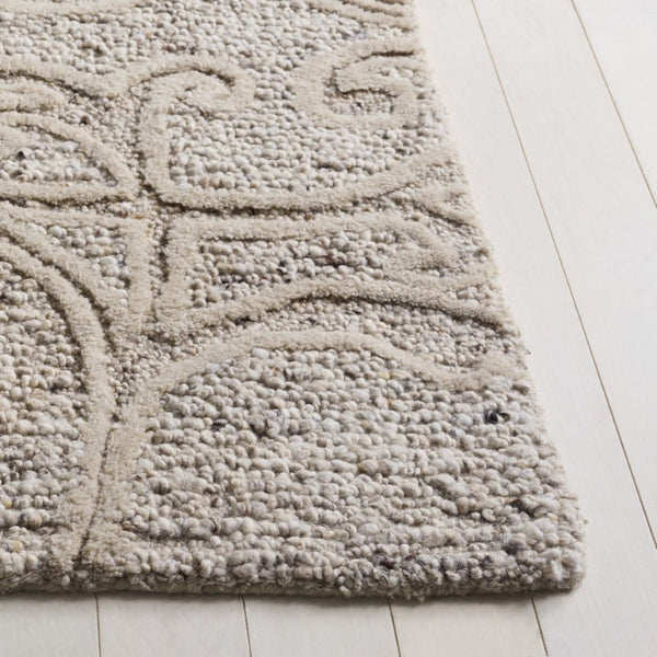 Safavieh Natura Hand Tufted Wool Cotton Blend Area Rug Soft Neutral Beige for Living Rooms NAT806B-6