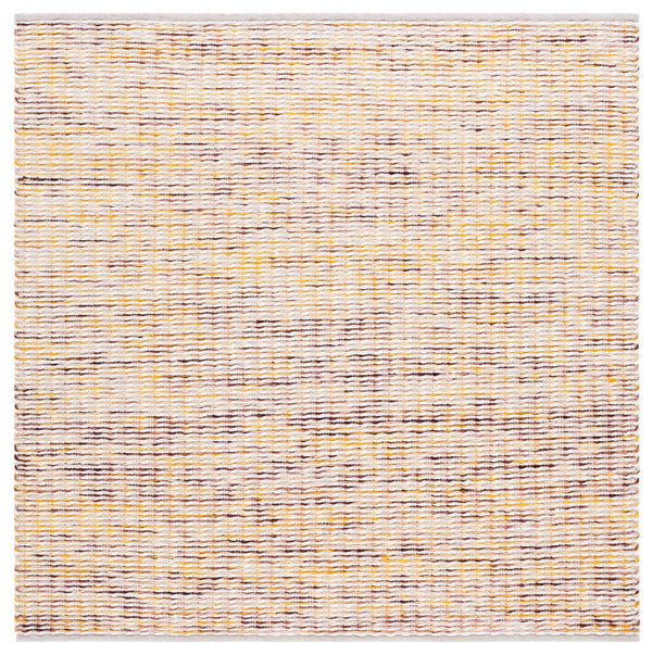 Safavieh Natura Handwoven Wool Runner Rug - Luxurious Craftsmanship For Timeless Home Elegance And Style Gold ,Ivory Wool Nat840d-6sq