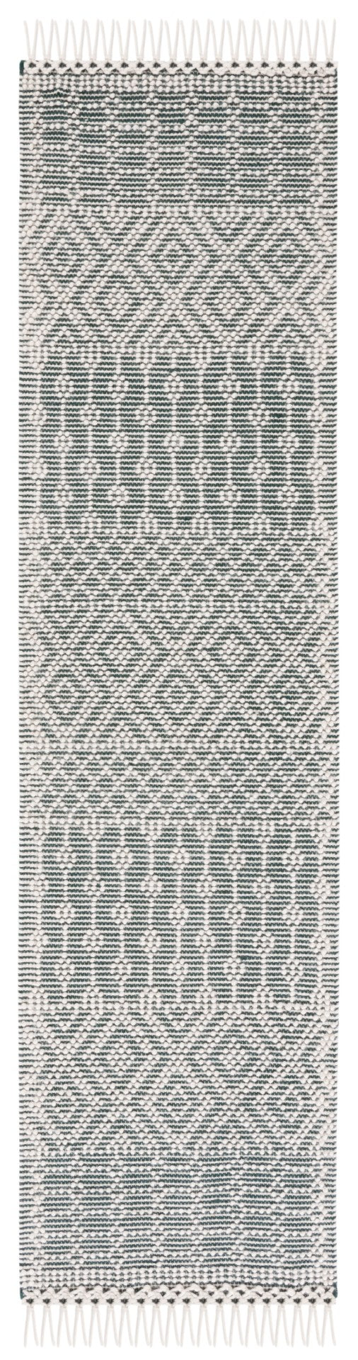 Safavieh Natura Hand-loomed Wool Runner Rug - Exquisite Bohemian Design With Luxurious Comfort And Style Green Wool Nat852y-10