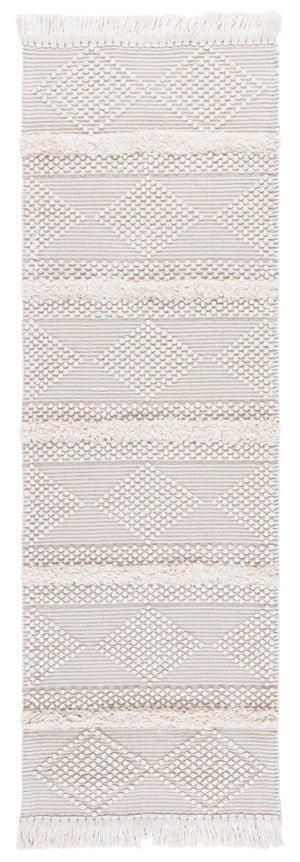 Safavieh Natura Handwoven Area Rug - Exquisite Bohemian Design With Plush Texture For Timeless Elegance Natural ,Ivory 70% Wool,20% Cotton,10% Pet Nat961a-9