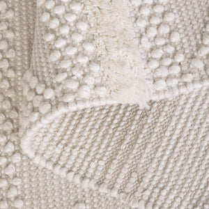 Safavieh Natura Hand-woven Runner Rug - Bohemian Geometric Design For Elegant Hallways And Living Spaces Natural ,Ivory 70% Wool,20% Cotton,10% Pet Nat961a-5