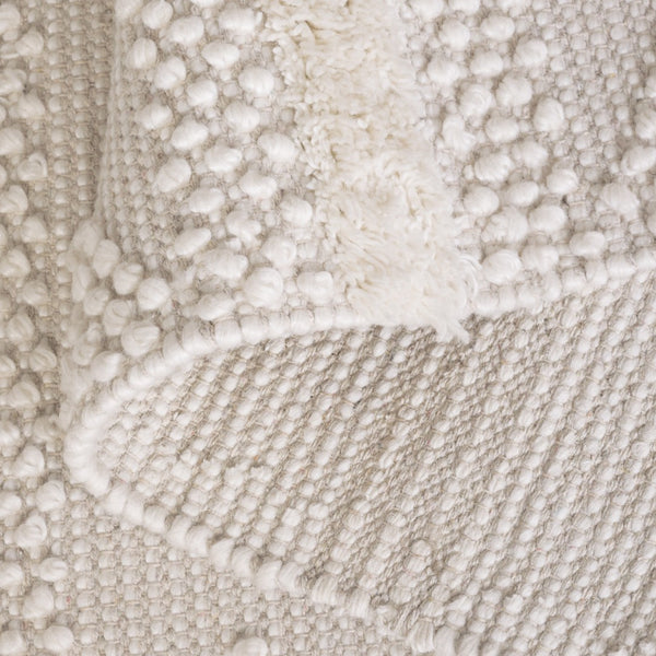 Safavieh Natura Handwoven Area Rug - Exquisite Bohemian Design With Plush Texture For Timeless Elegance Natural ,Ivory 70% Wool,20% Cotton,10% Pet Nat961a-9