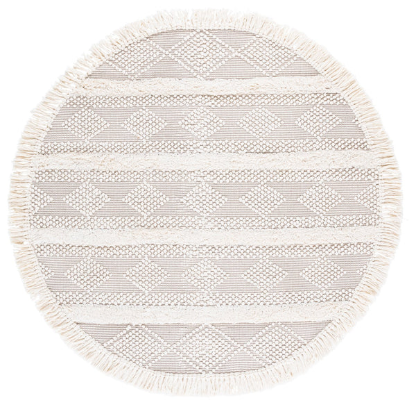 Safavieh Natura Hand-woven Runner Rug - Bohemian Geometric Design For Elegant Hallways And Living Spaces Natural ,Ivory 70% Wool,20% Cotton,10% Pet Nat961a-6r