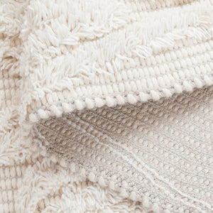 Safavieh Natura Hand-tufted Bohemian Runner Rug - Luxurious Wool Blend For Timeless Home Elegance Ivory 90% Wool,10% Cotton Nat962a-5