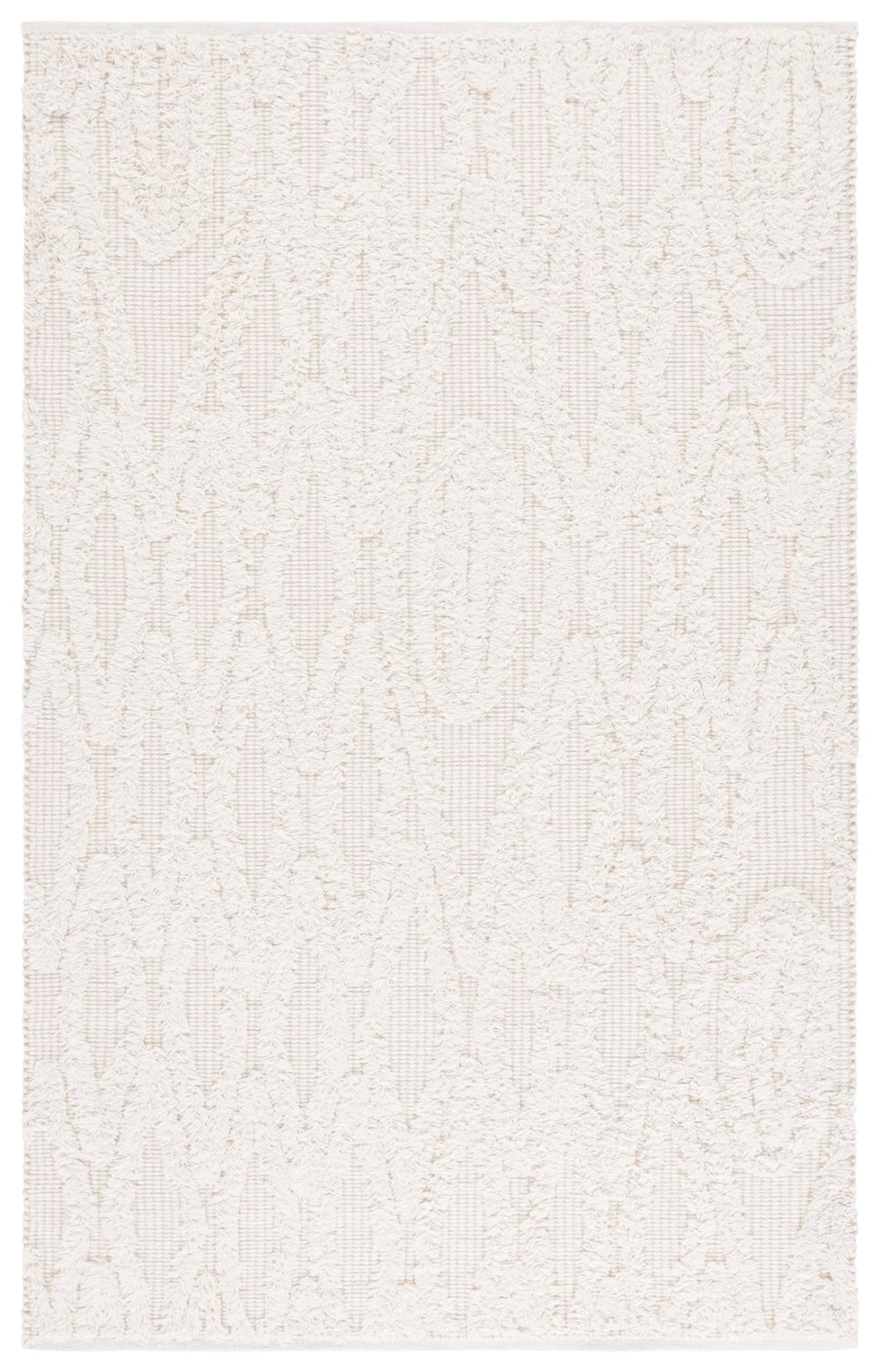 Safavieh Natura Hand-tufted Bohemian Runner Rug - Luxurious Wool Blend For Timeless Home Elegance Ivory 90% Wool,10% Cotton Nat962a-5