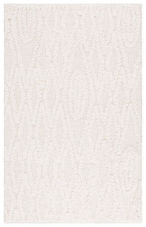 Safavieh Natura Hand-tufted Bohemian Runner Rug - Luxurious Wool Blend For Timeless Home Elegance Ivory 90% Wool,10% Cotton Nat962a-5