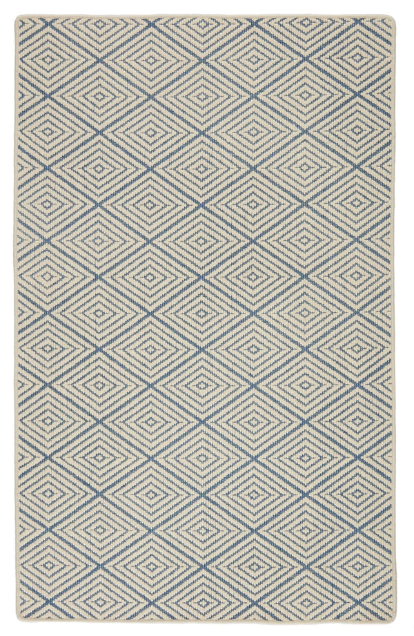 Jaipur Living Barclay Butera Handwoven Wool Sisal Trellis Area Rug Coastal Modern Living Room Accent Blue 9'X12' RUG147328
