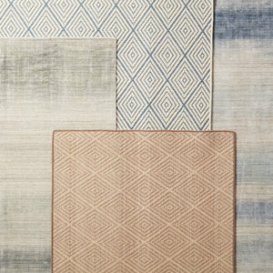 Jaipur Living Barclay Butera Handwoven Wool Sisal Trellis Area Rug Coastal Modern Living Room Accent Blue 9'X12' RUG147328