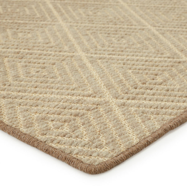 Jaipur Living Barclay Butera Handwoven Wool Sisal Trellis Area Rug Coastal Modern Living Room Accent Beige 5'X8' RUG147323
