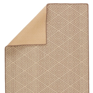 Jaipur Living Barclay Butera Handwoven Wool Sisal Trellis Area Rug Coastal Modern Living Room Accent Beige 5'X8' RUG147323