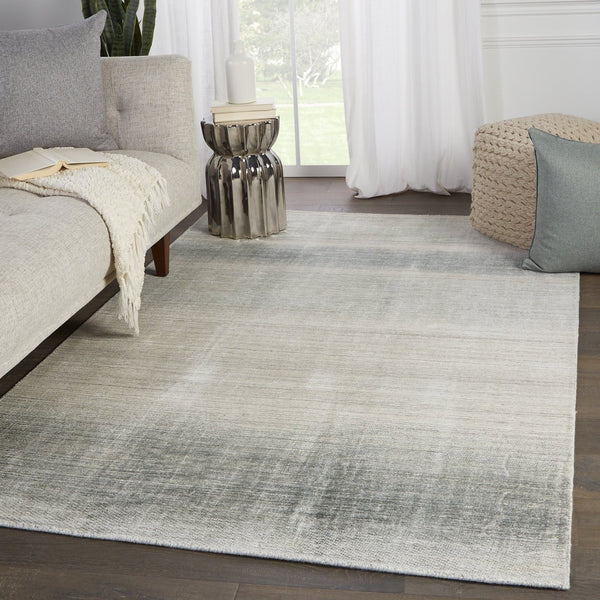 Jaipur Living Newport By Barclay Butera Bayshores Nbb03 Handwoven Handmade 70% Viscose 30% Wool Abstract Solid Indoor Rug Gray, Beige 70% Viscose 30% Wool, 100% Cotton Rug158250