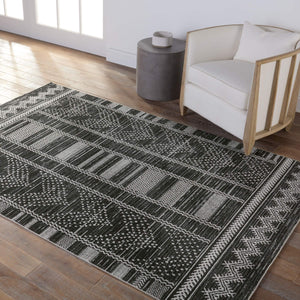 Jaipur Living Vibe by Jaipur Living Mateo Moroccan Polyester Area Rug for Rooms and Hallways 9'X12' RUG154185