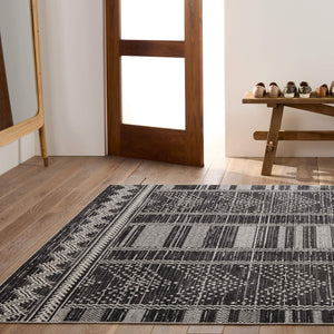 Jaipur Living Vibe by Jaipur Living Mateo Moroccan Polyester Area Rug for Rooms and Hallways 9'X12' RUG154185