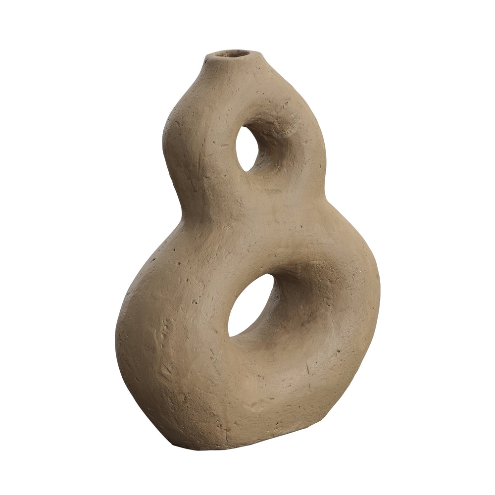 Dovetail,Vases,,Taupe,Terracotta,UPS/FedEx,Brown,,Plastic,,NONE,$0 - $250 Camren Vase NEB032-TPE Dovetail Dovetail