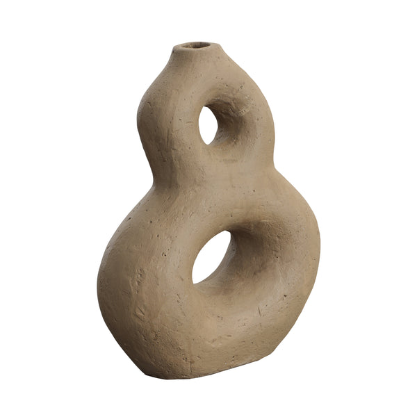 Dovetail,Vases,,Taupe,Terracotta,UPS/FedEx,Brown,,Plastic,,NONE,$0 - $250 Camren Vase NEB032-TPE Dovetail Dovetail