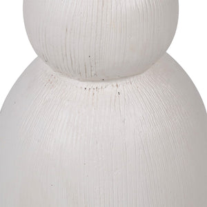Dovetail Colter Vase Terracotta - White