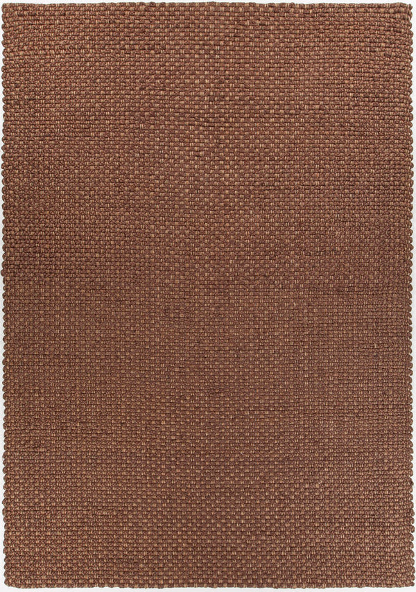 Chandra Rugs Hand-woven Jute Rug - Stunning Contemporary Design, Unique Texture, Artisanal Craftsmanship For Your Home Brown Jute Nen46301-576
