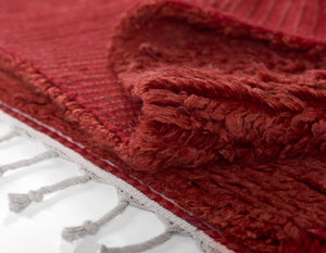 Momeni Neo NEM-3 Hand Woven Contemporary Geometric Indoor Rug Red 9' x 12'