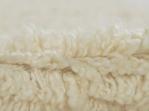 Momeni Neo NEM-5 Hand Woven Contemporary Solid Indoor Rug Ivory 9' x 12'