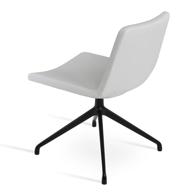 Soho Concept Nevada Arm Office Chair - Elegant Leatherette Seat, Adjustable Height, Durable Design For Any Office Black,White  Soho-concept-dining-chair-04641