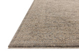 Loloi Newman NEW-01 Power Loomed Traditional Runner Rug Slate ,Natural 100% Space Dyed Polyester NEWMNEW-01SLNA27A0