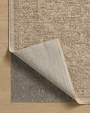 Loloi Newman NEW-01 Power Loomed Traditional Runner Rug Taupe ,Bone 100% Space Dyed Polyester NEWMNEW-01TABO2780