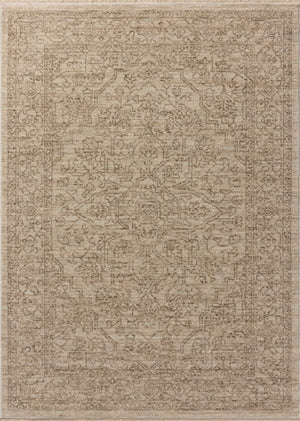 Loloi Newman NEW-01 Power Loomed Traditional Area Rug Taupe ,Bone 100% Space Dyed Polyester NEWMNEW-01TABO679A